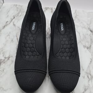 VIVAIA Almond-Toe Stress Free Chunky Heels (Julie Arch Pro) 40.5